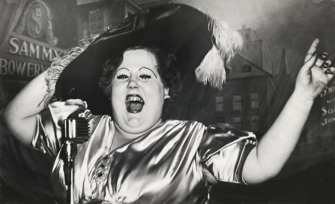 Norma Devine is Sammy's Mae West, 1944.<br/>